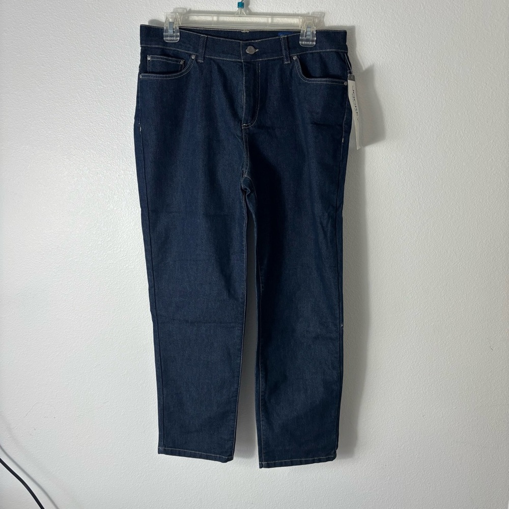 NWT Jockey Women’s Straight Leg Blue Jeans size 10